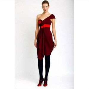 Carolina Herrera One Shoulder Blake Lively Dress 4